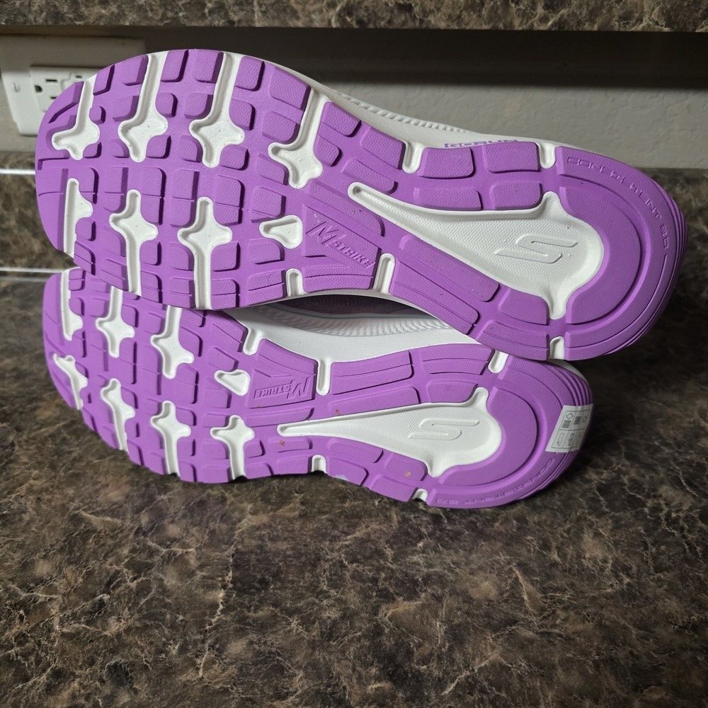Purpl Skechers Shoes Go Run Women Size 11 Sport Air Cool Goga Mat Comfort 128631 - Picture 6 of 6